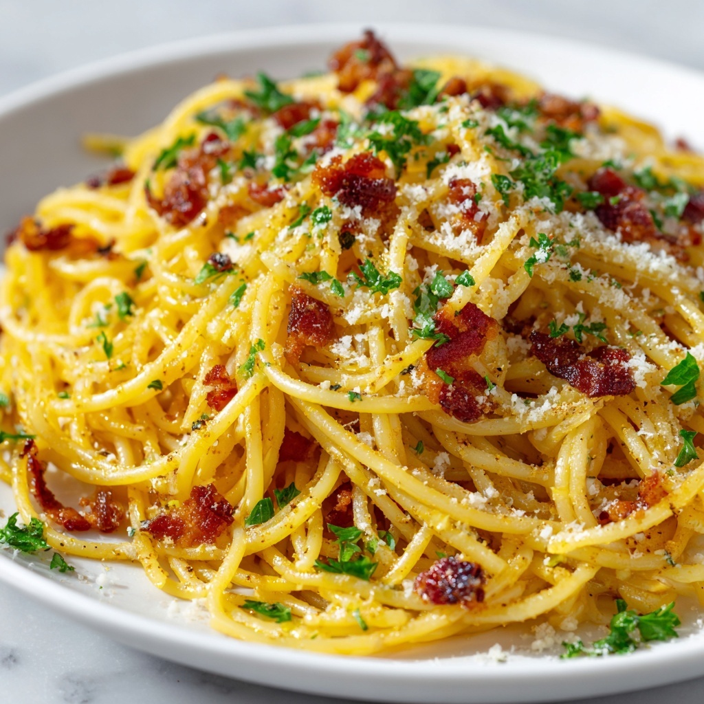Classic Pasta Carbonara Recipe - Recipe Image