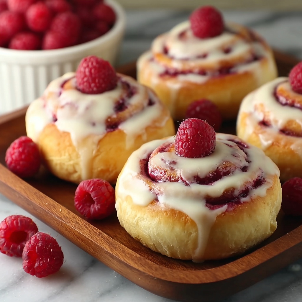 Raspberry Cinnamon Rolls Recipe - Recipe Image