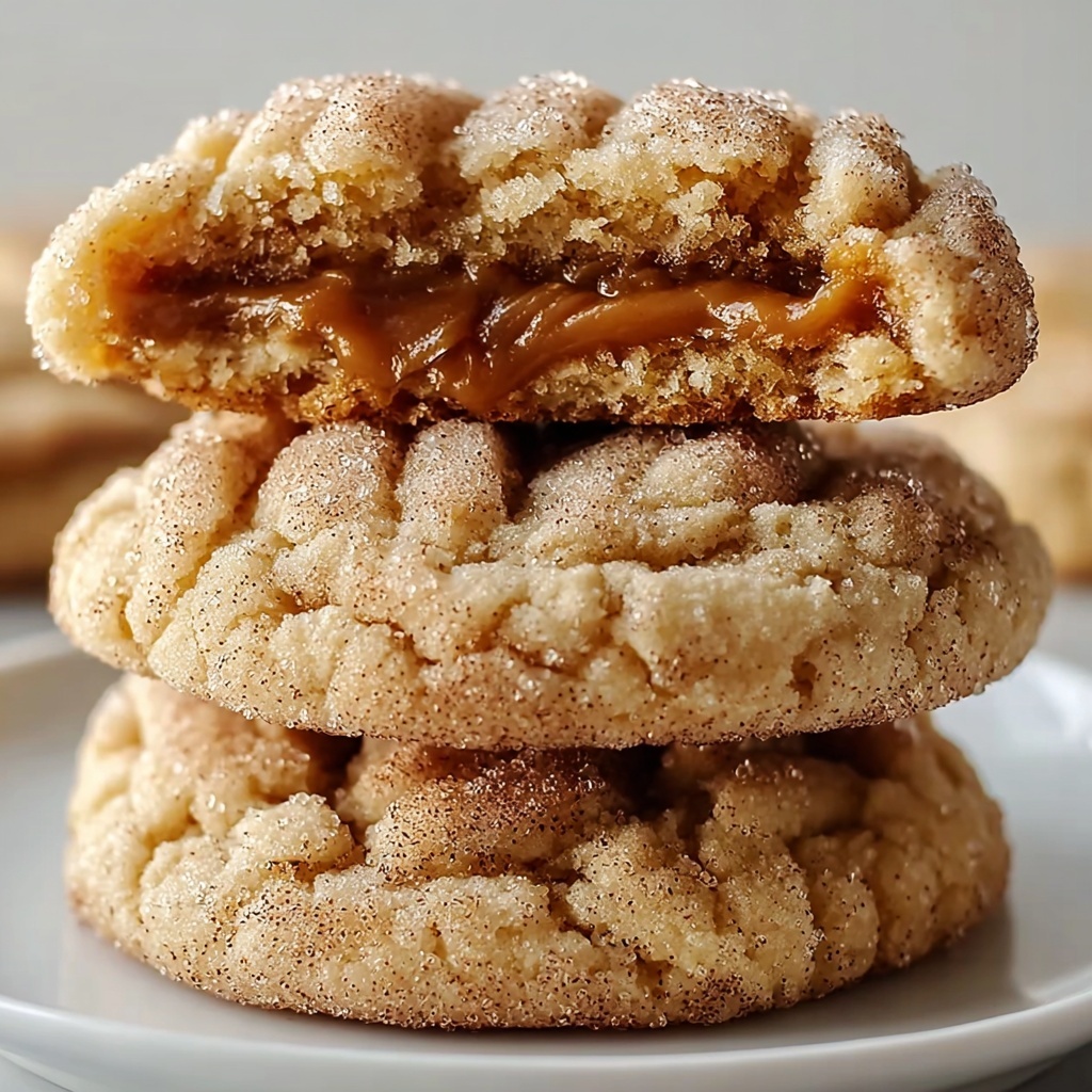 Irresistibly Chewy Brown Sugar Cinnamon Caramel Cookies Recipe - Recipe Image