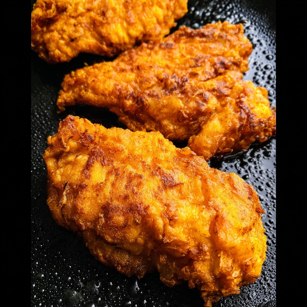 Crispy Oven Fried Chicken Recipe - Recipe Image