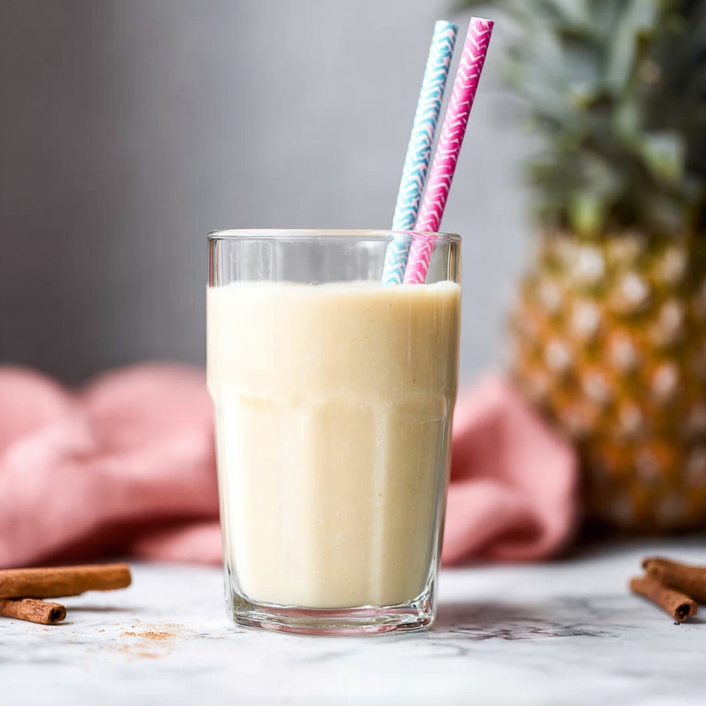 Creamy Piña Colada Smoothie Recipe - Recipe Image