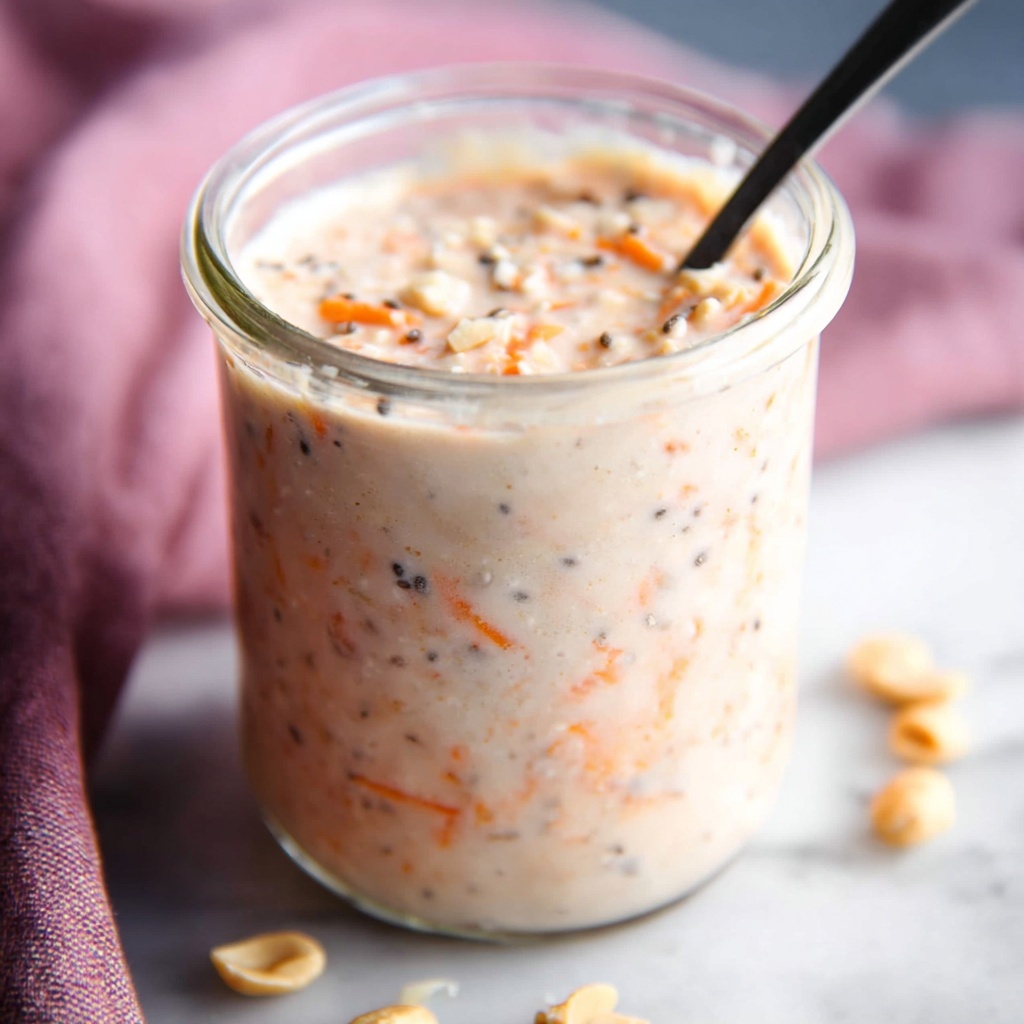 Carrot Cake Overnight Oats Recipe - Recipe Image