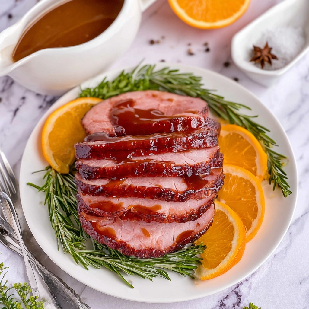 Crock Pot Honey Glazed Ham Recipe - Recipe Image