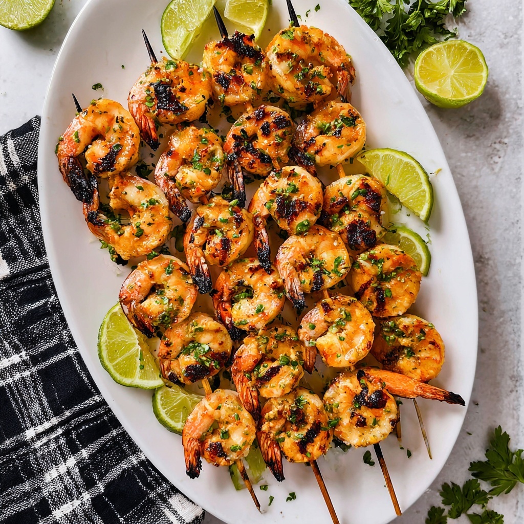 Marinated Grilled Shrimp Skewers Recipe - Recipe Image