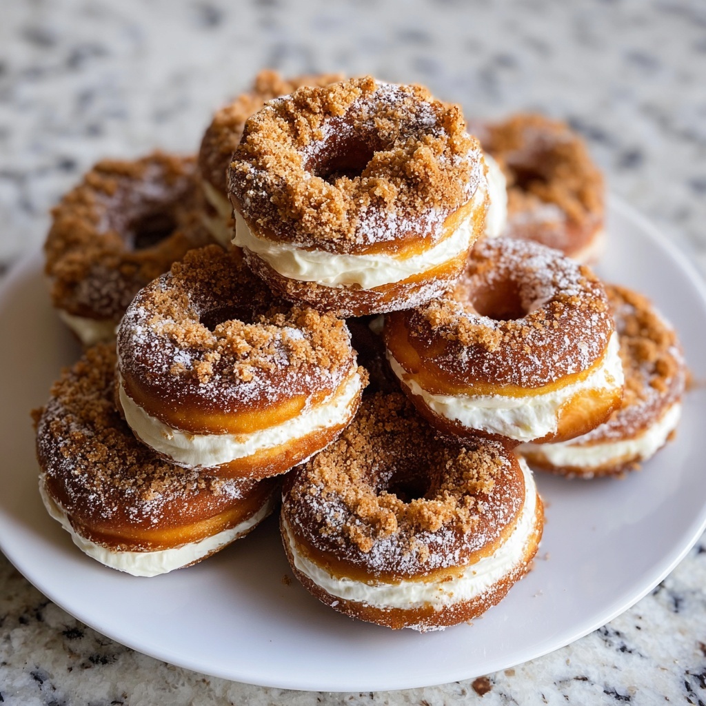 Pumpkin Cheesecake Donuts Recipe - Recipe Image