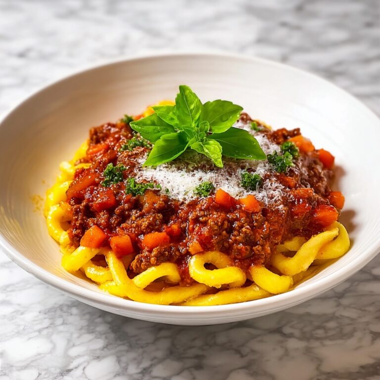 Classic Italian Pasta Bolognese Recipe