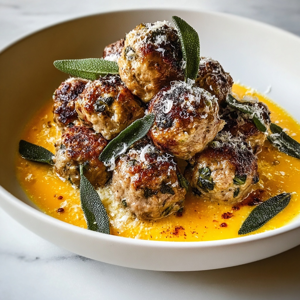 Pumpkin Sage Meatballs Recipe - Recipe Image