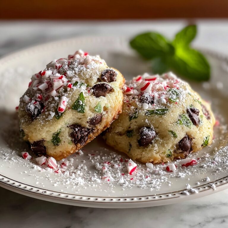 Mint Chocolate Chip Snowball Cookies Recipe