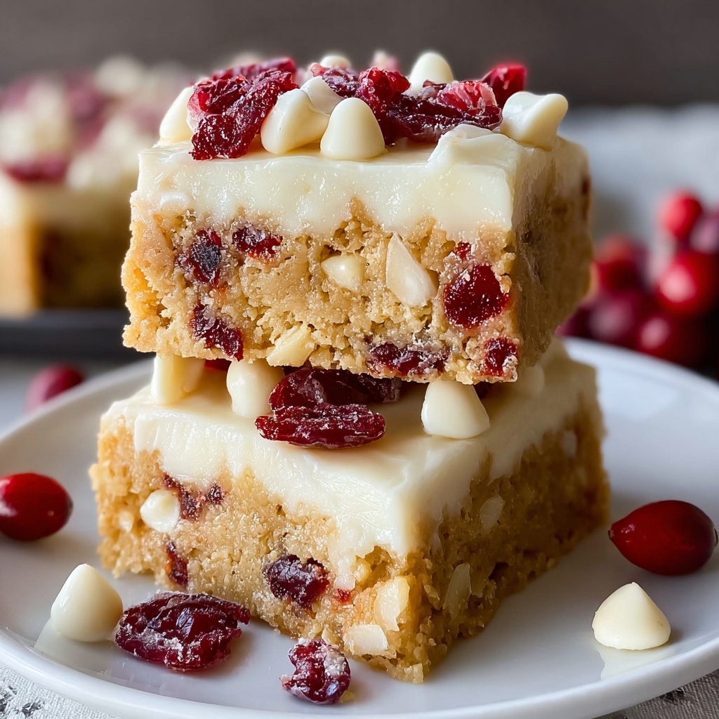 Cranberry Bliss Bars Recipe - Recipe Image
