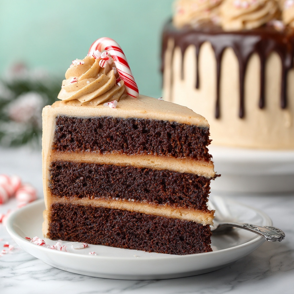 Chocolate Candy Cane Cake Recipe - Recipe Image