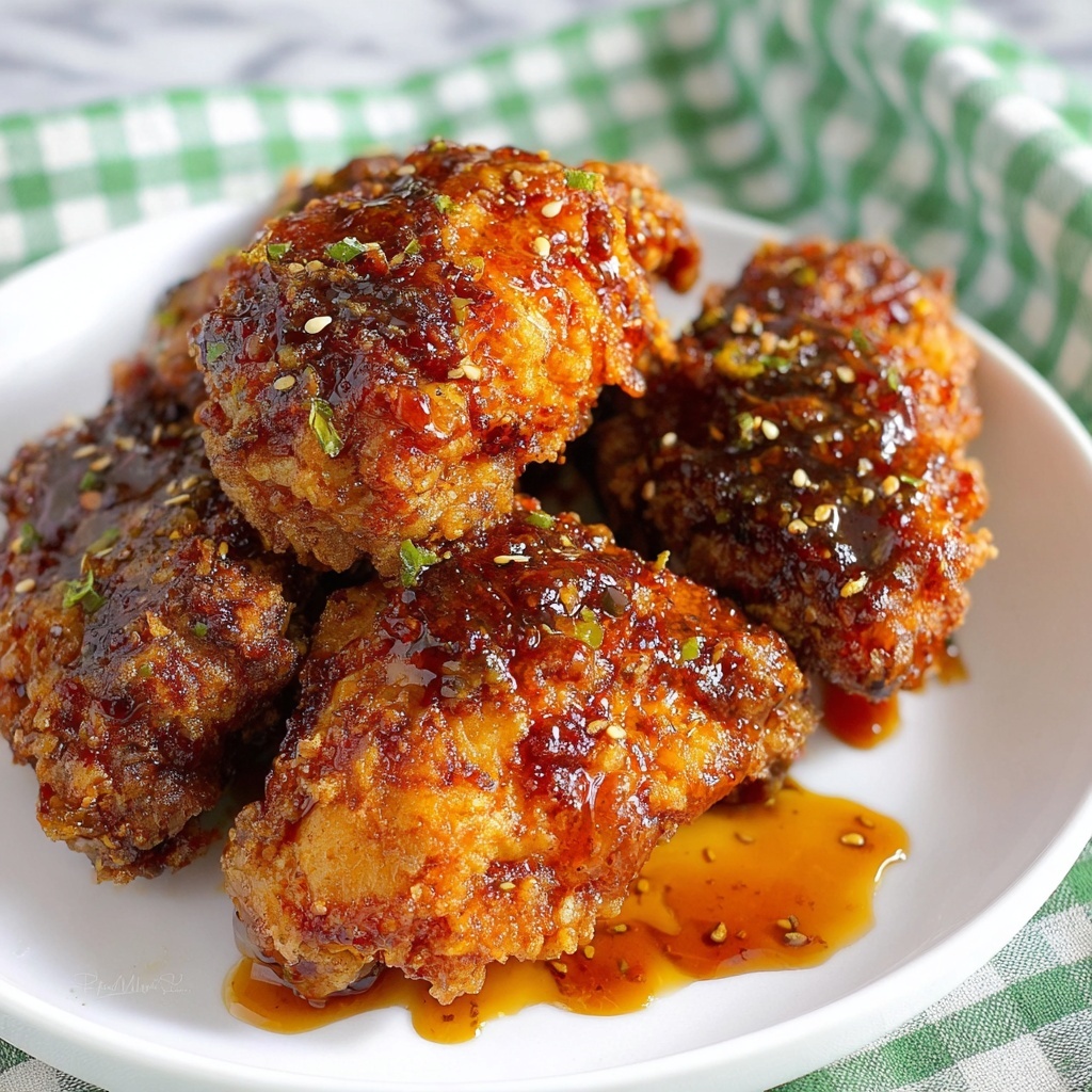 Air Fryer Korean BBQ Chicken Wings Recipe - Recipe Image