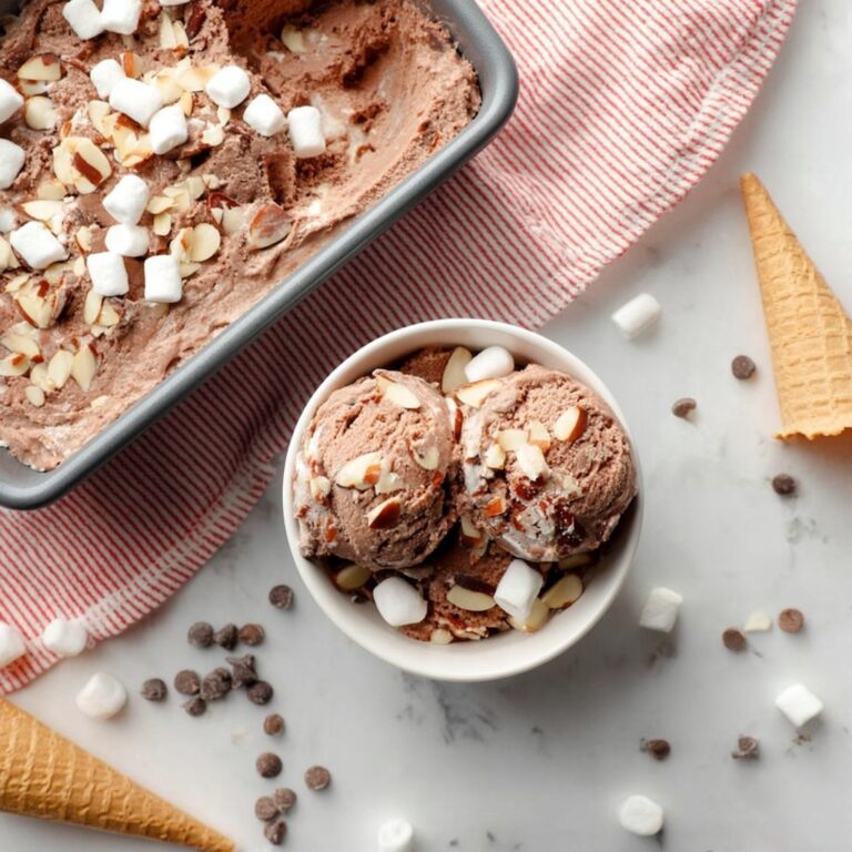 Rocky Road Ice Cream Recipe