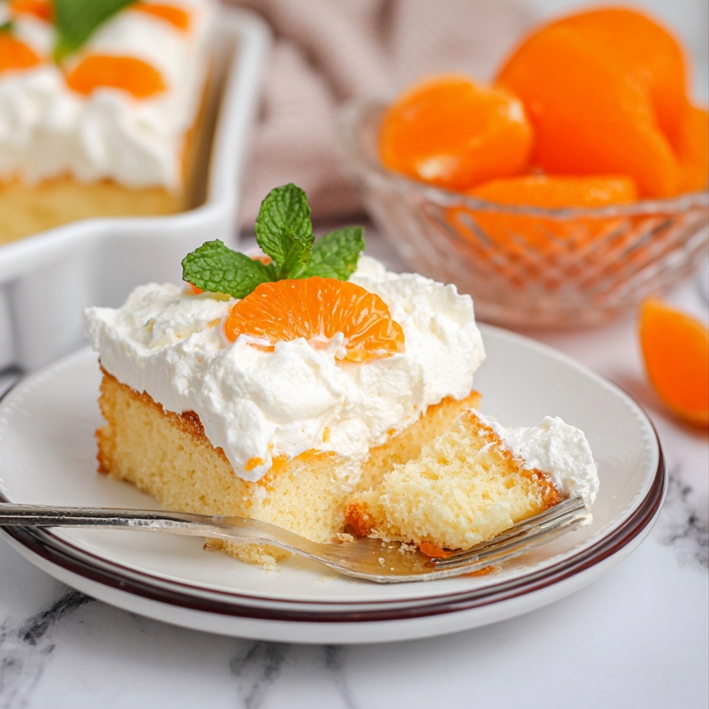 Creamsicle Orange Poke Cake Recipe - Recipe Image