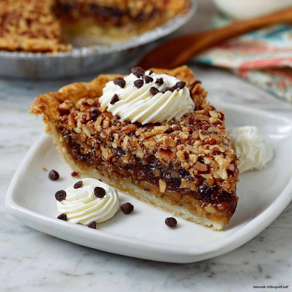 German Chocolate Pecan Pie Recipe - Recipe Image