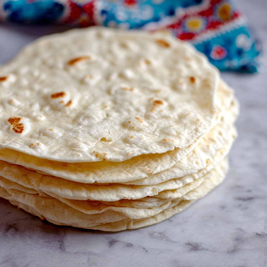 Homemade Flour Tortillas Recipe - Recipe Image