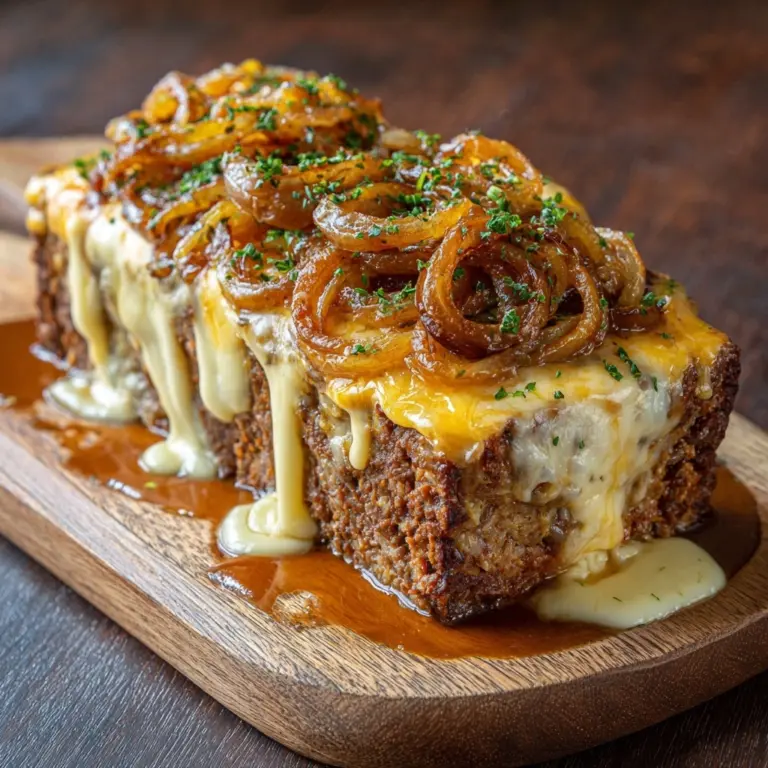 French Onion Meatloaf Recipe