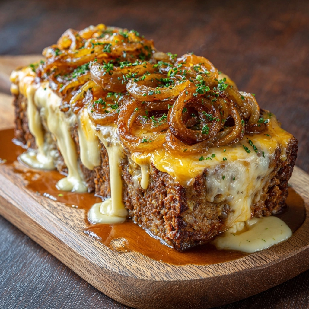 French Onion Meatloaf Recipe - Recipe Image