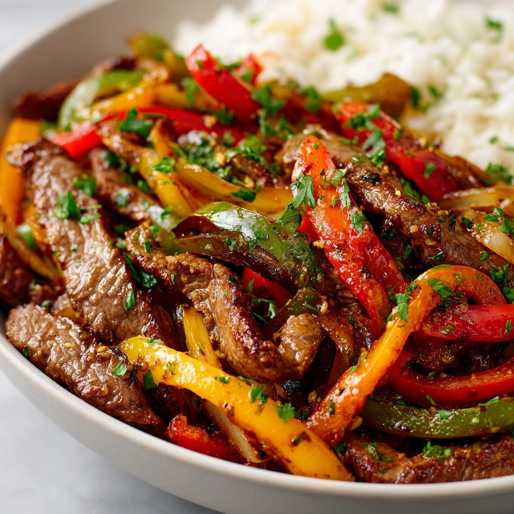 High Protein Steak Fajita Bowl Recipe - Recipe Image
