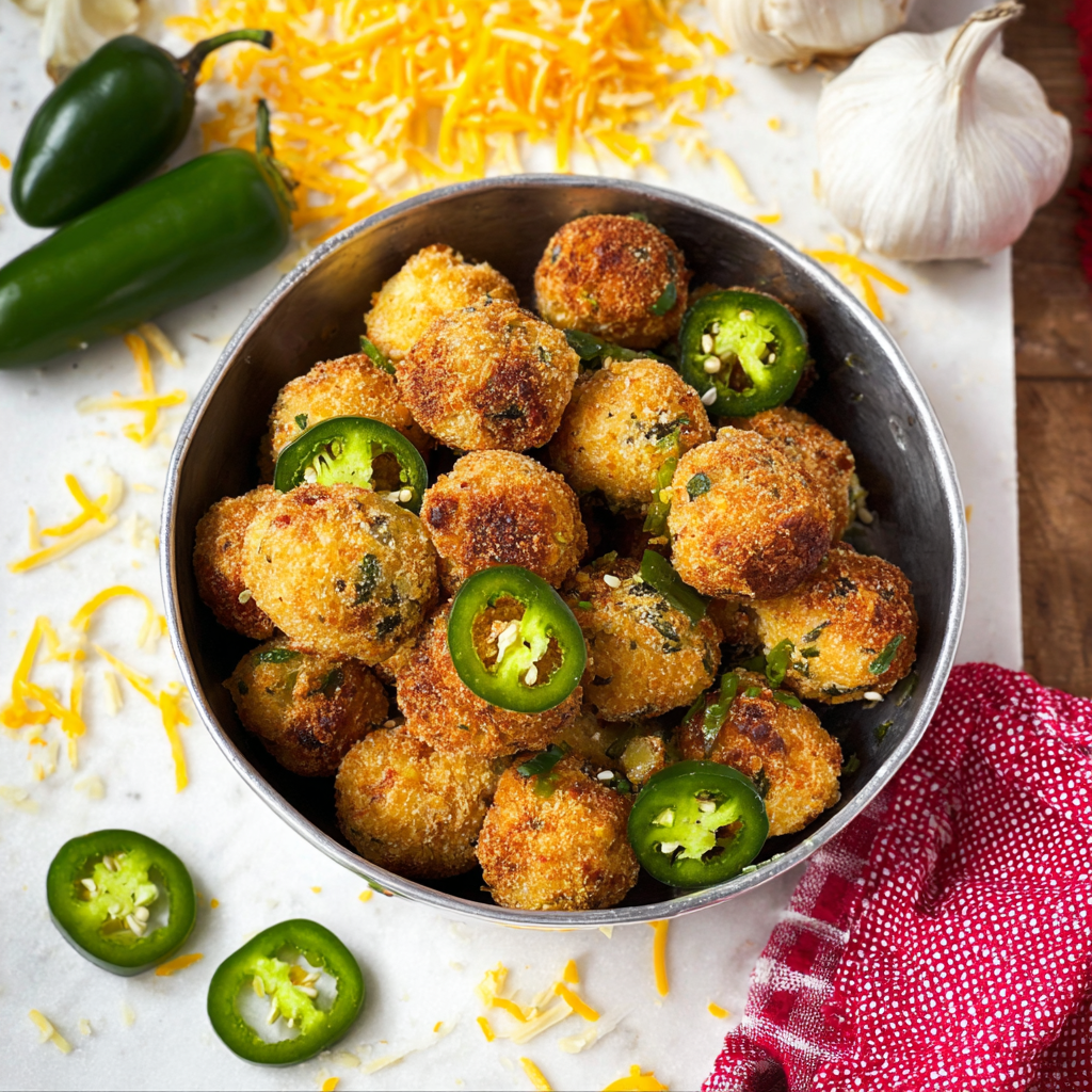 Air Fryer Jalapeño Popper Bites Recipe - Recipe Image