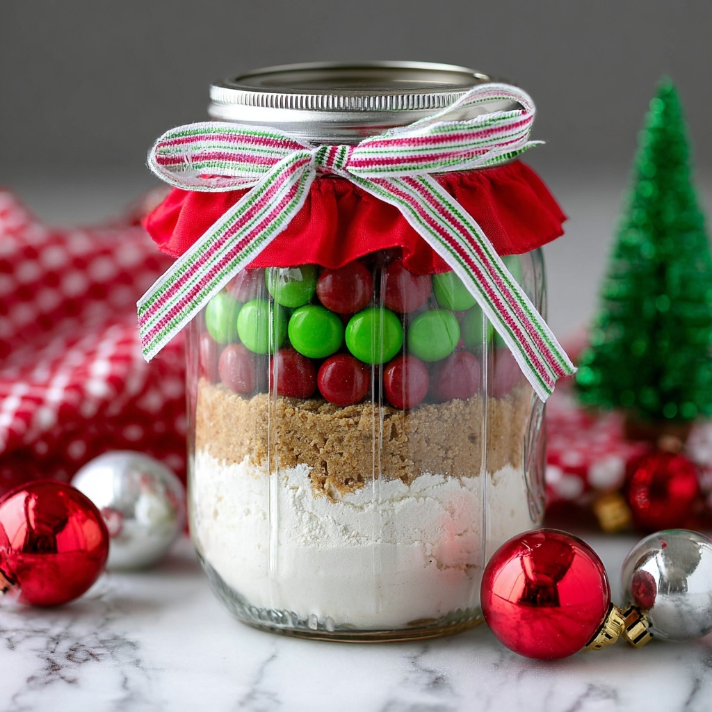 Christmas Cookies in a Jar Recipe - Recipe Image