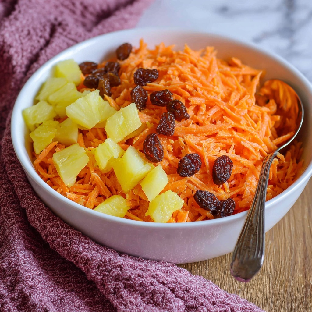 Carrot Salad with Pineapple and Raisins Recipe - Recipe Image