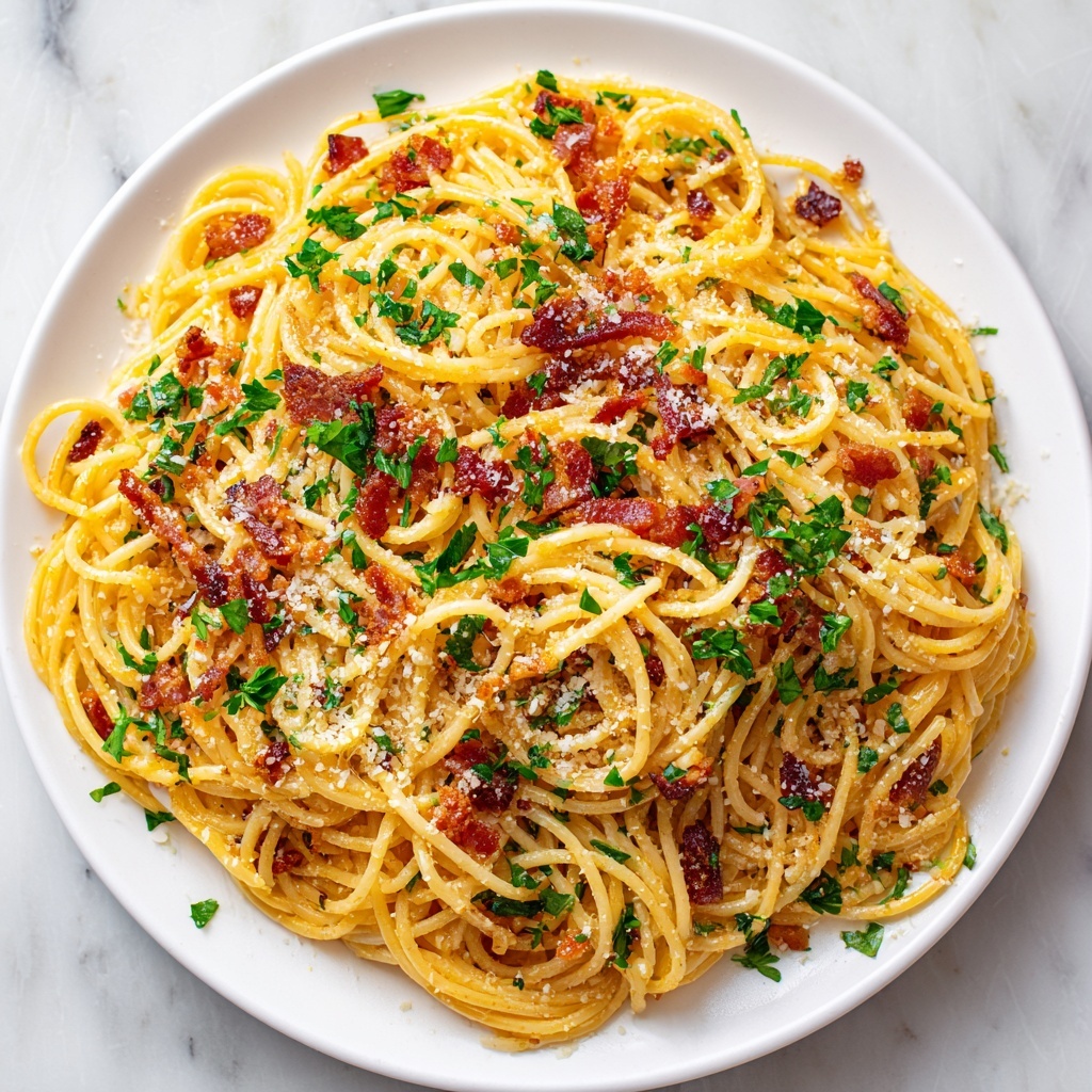 Classic Pasta Carbonara Recipe - Recipe Image