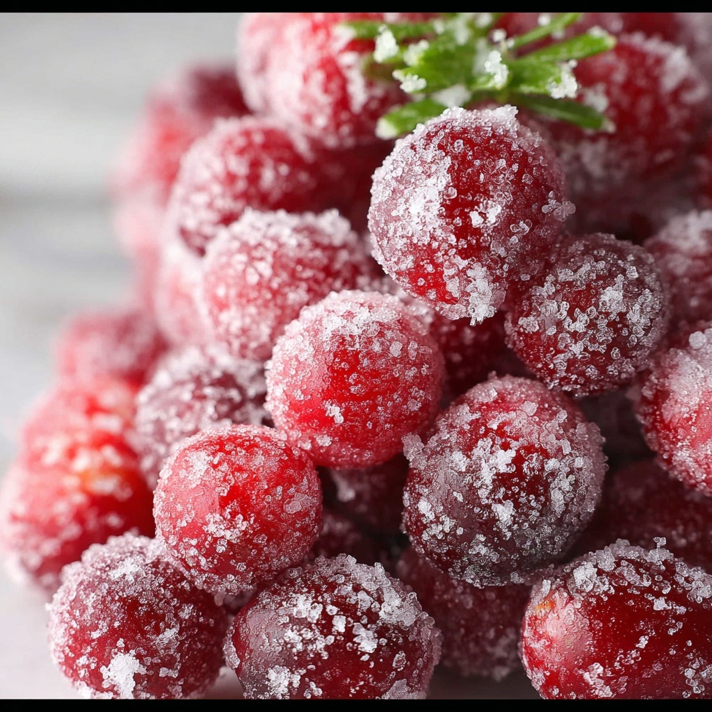 Sugared Cranberries Recipe - Recipe Image