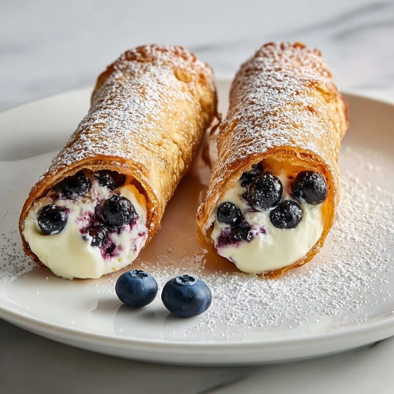 Blueberry Cream Cheese Egg Rolls Recipe