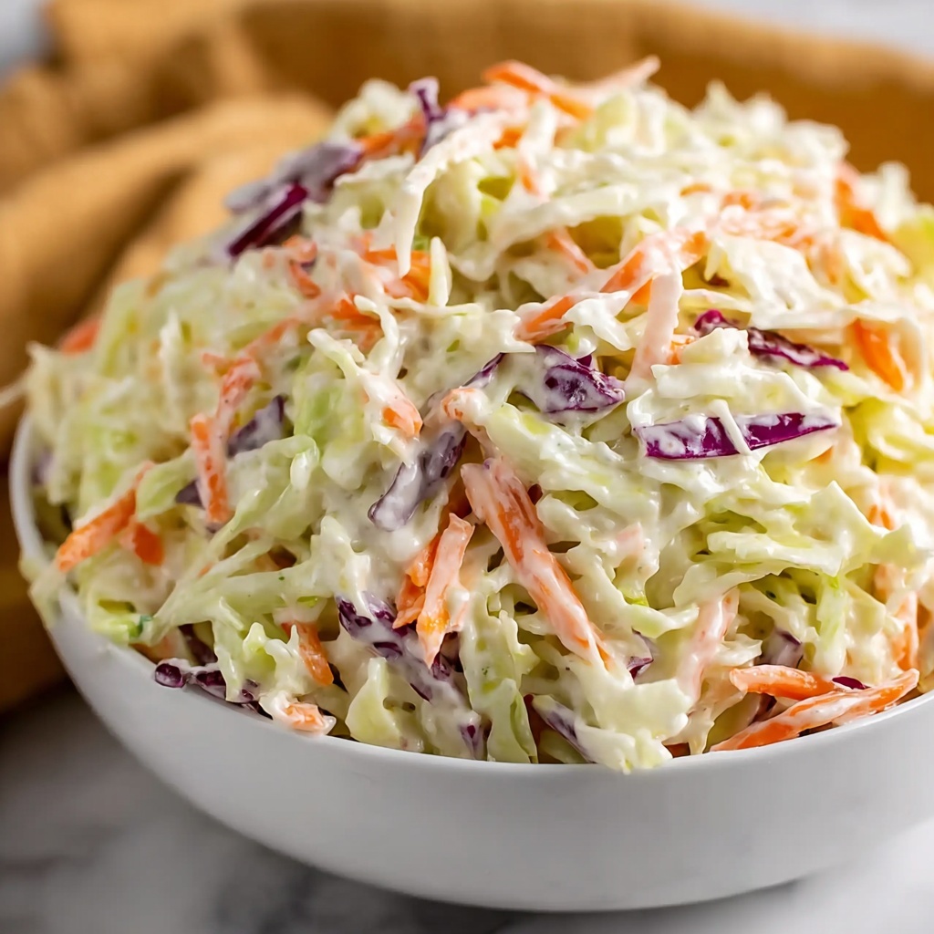 Creamy Famous KFC Coleslaw Classic Everyone Will Love Recipe - Recipe Image