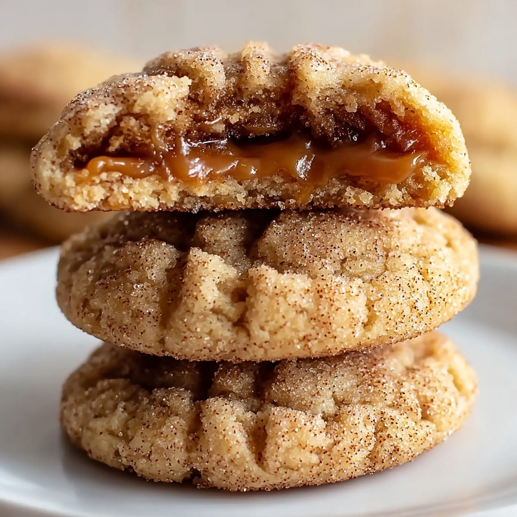 Irresistibly Chewy Brown Sugar Cinnamon Caramel Cookies Recipe - Recipe Image