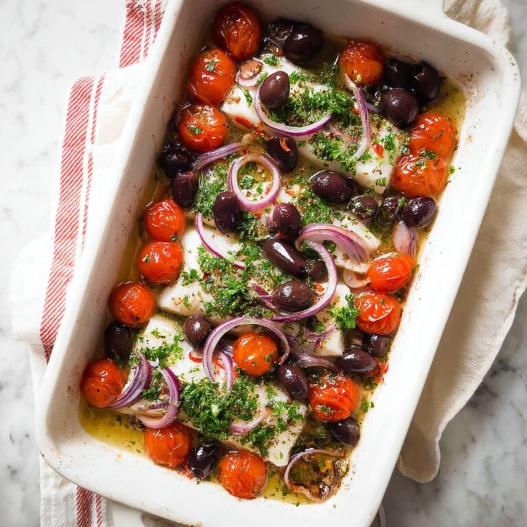 Mediterranean Baked Cod Recipe
