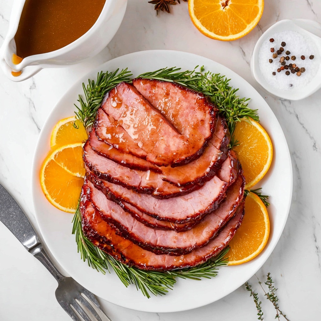 Crock Pot Honey Glazed Ham Recipe - Recipe Image
