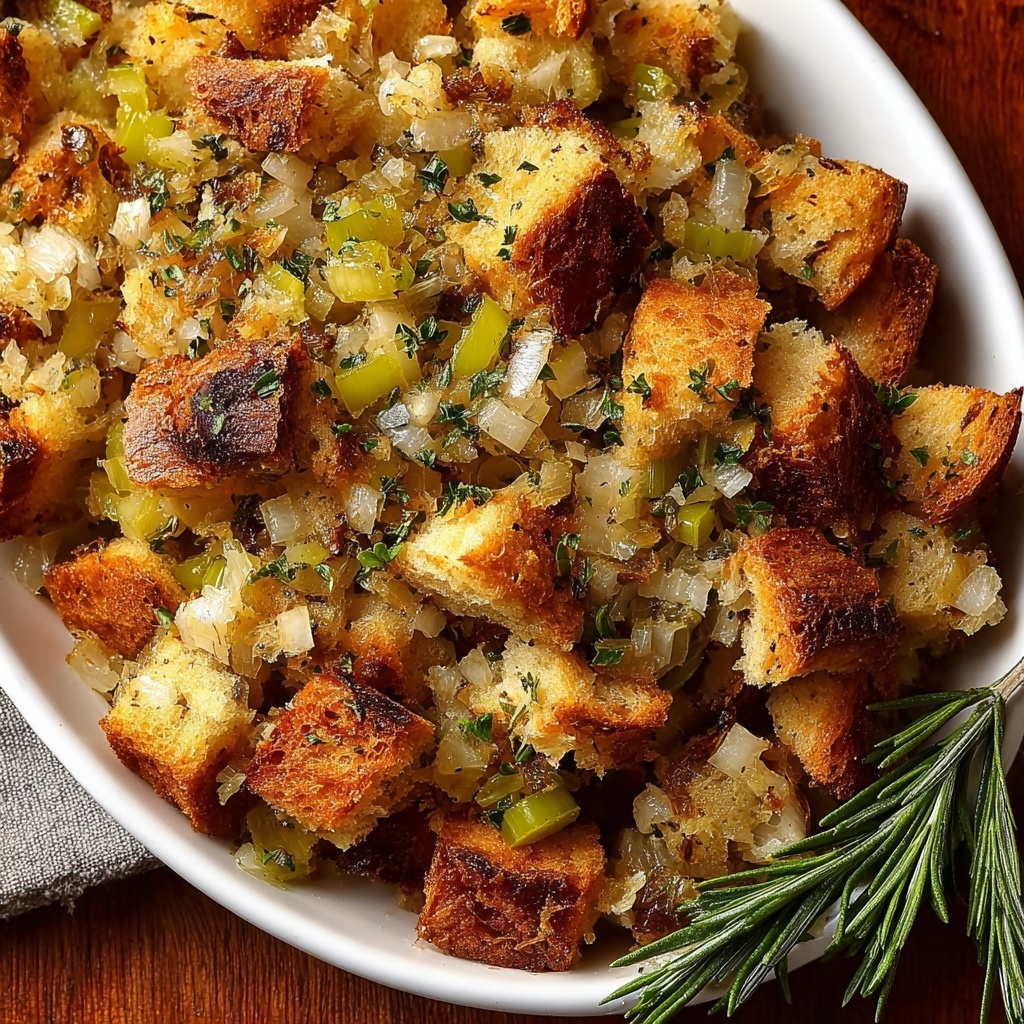 Savory Herb-Roasted Turkey Dressing Recipe - Recipe Image