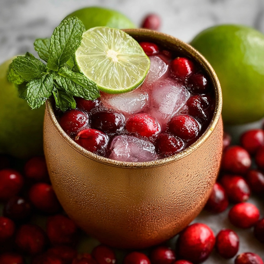 Holiday Cranberry Moscow Mule Recipe - Recipe Image