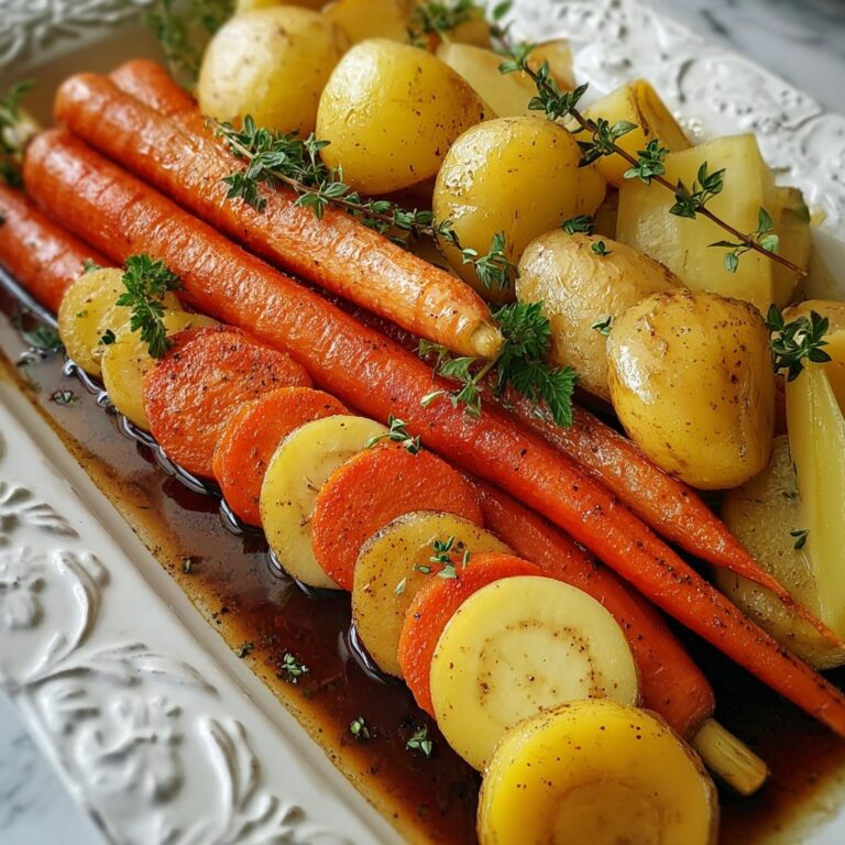 Maple Dijon Roasted Apples & Carrots Recipe