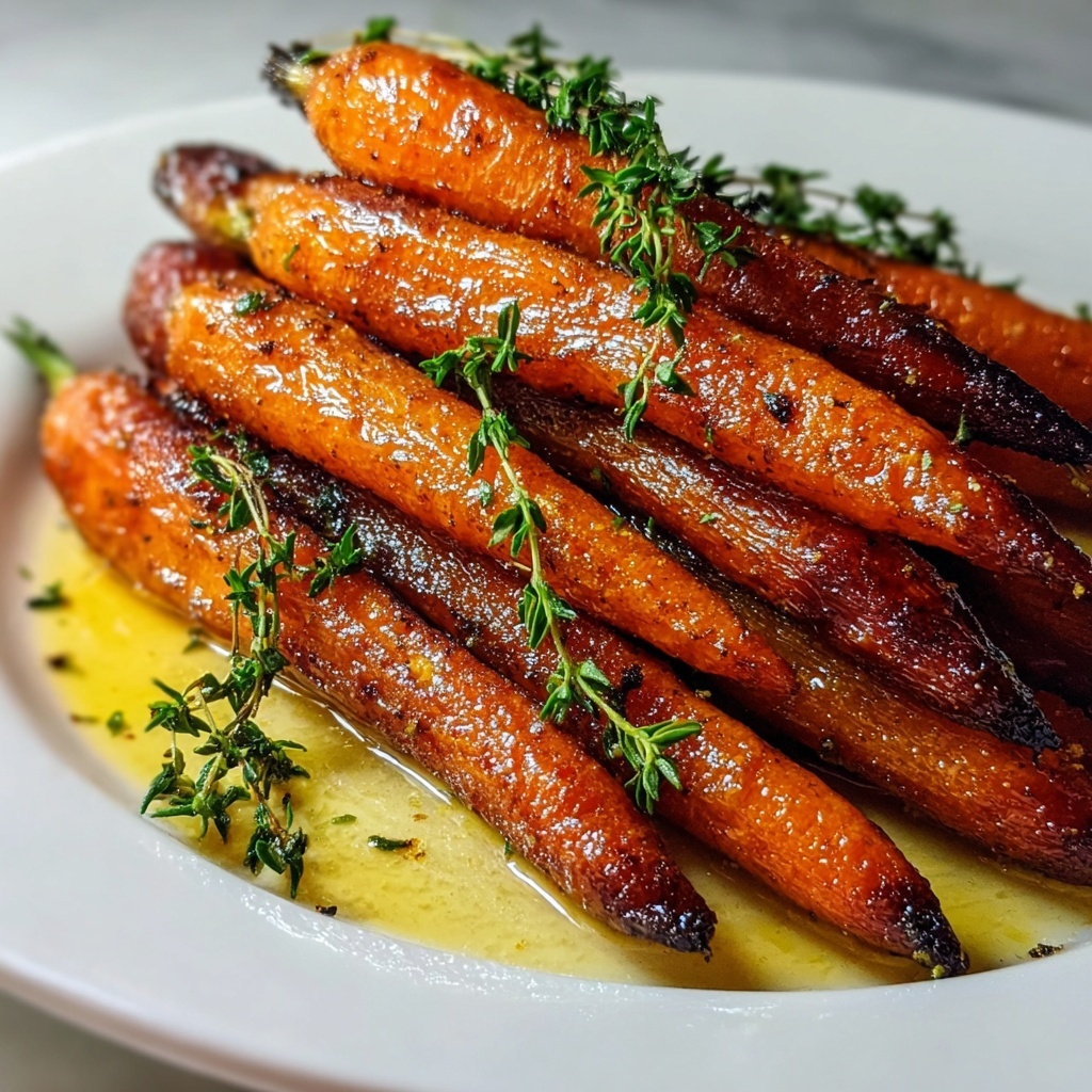 Sweet and Savory Honey-Glazed Roasted Carrots Recipe - Recipe Image