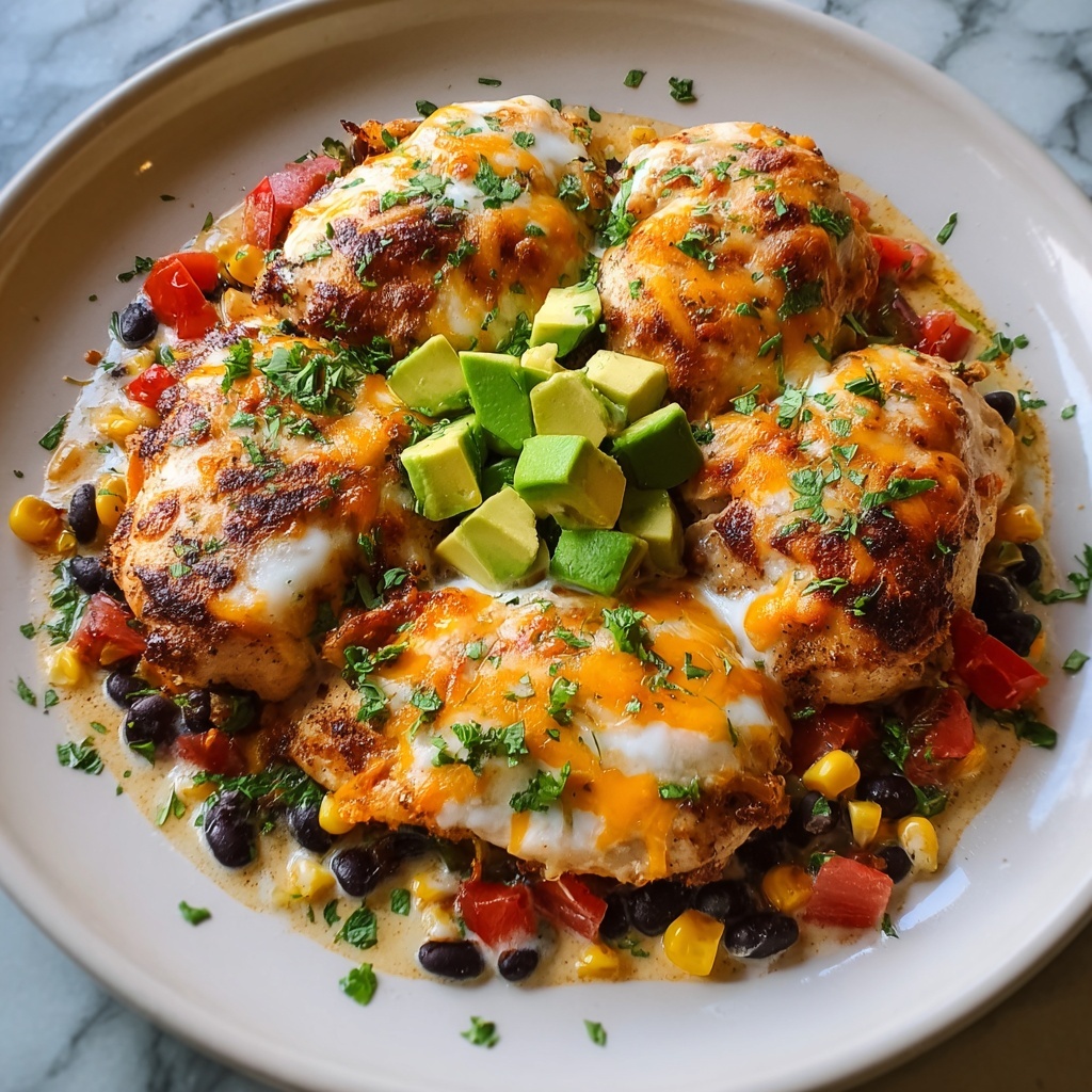 Creamy Slow Cooker Fiesta Chicken Recipe - Recipe Image