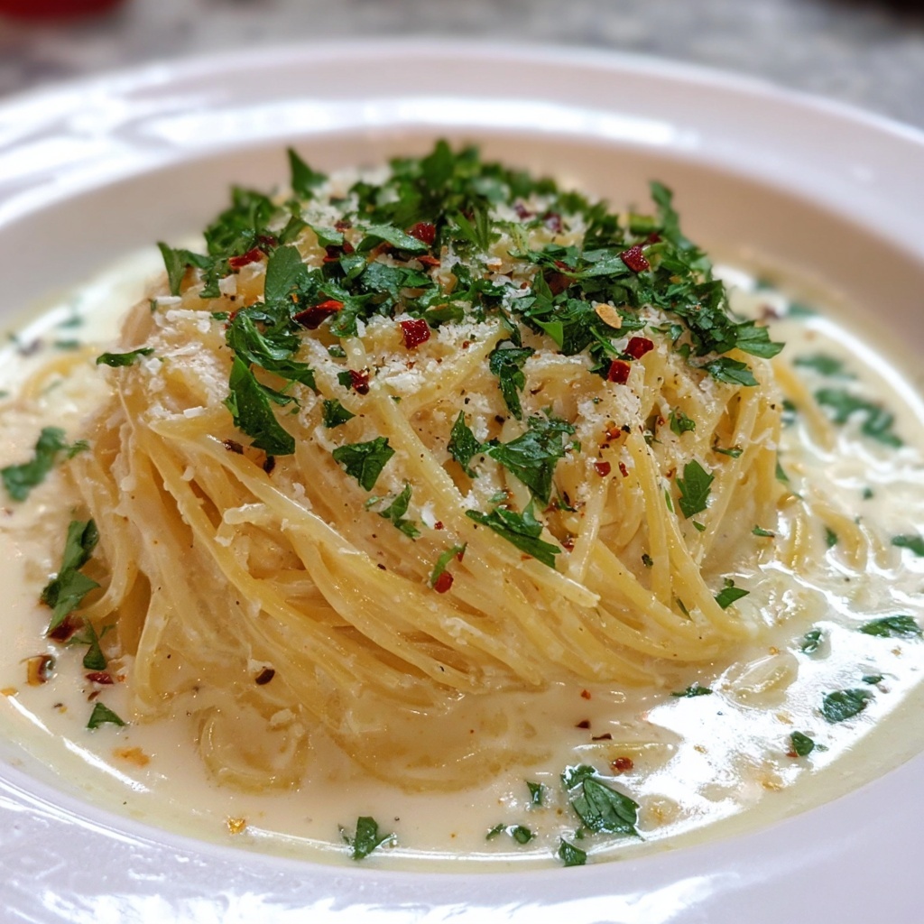 Creamy Garlic Parmesan Sauce Recipe - Recipe Image