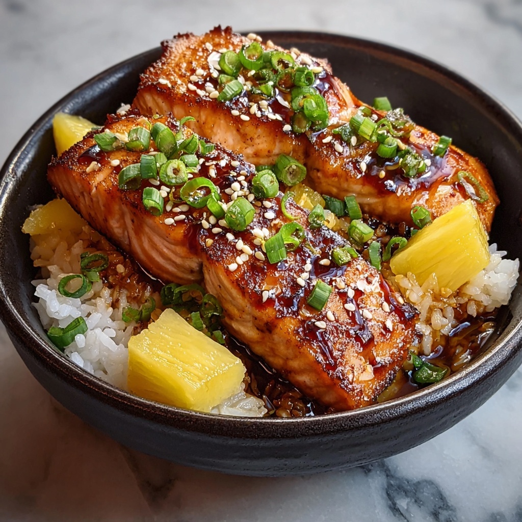 Pineapple Glazed Salmon Recipe - Recipe Image