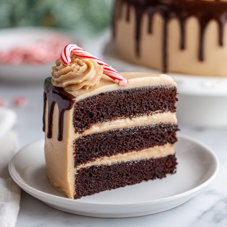 Chocolate Candy Cane Cake Recipe
