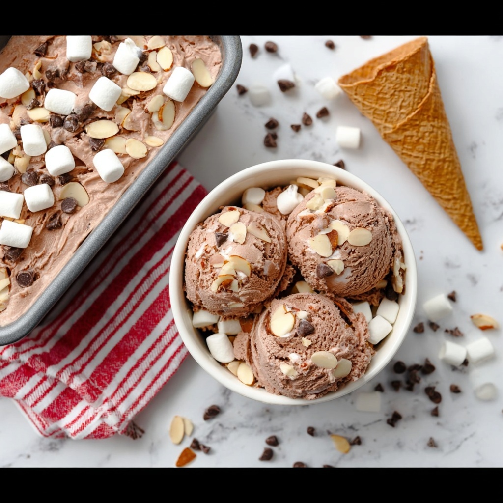 Rocky Road Ice Cream Recipe - Recipe Image