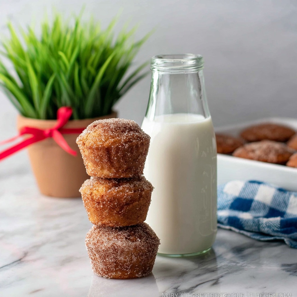 Cinnamon Sugar Donut Muffins Recipe - Recipe Image