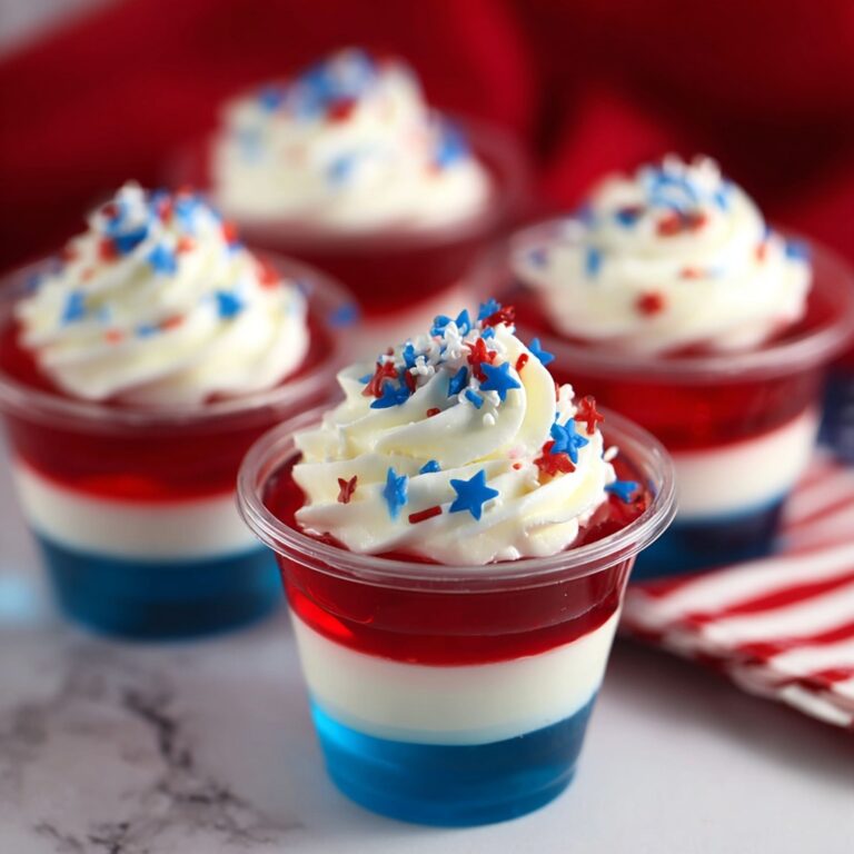 4th of July Patriotic Jello Shots Recipe