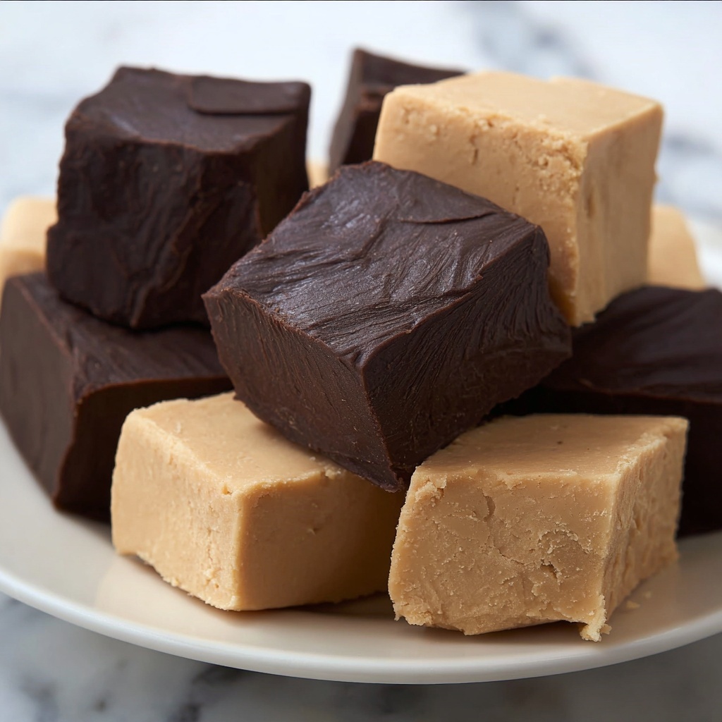 Two Ingredient Peanut Butter Fudge Recipe - Recipe Image