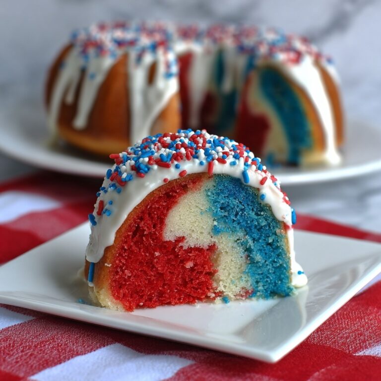 Red, White, and Blue Cake Recipe