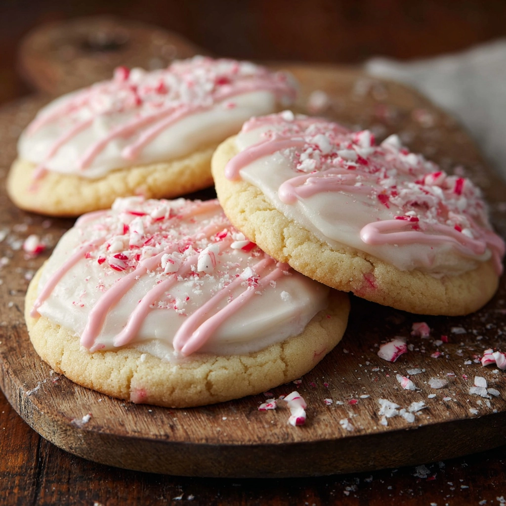 Peppermint Cheesecake Cookies Recipe - Recipe Image