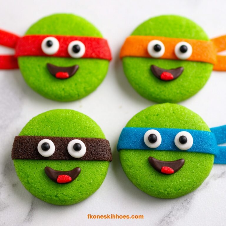 Teenage Mutant Ninja Turtle Cookies Recipe