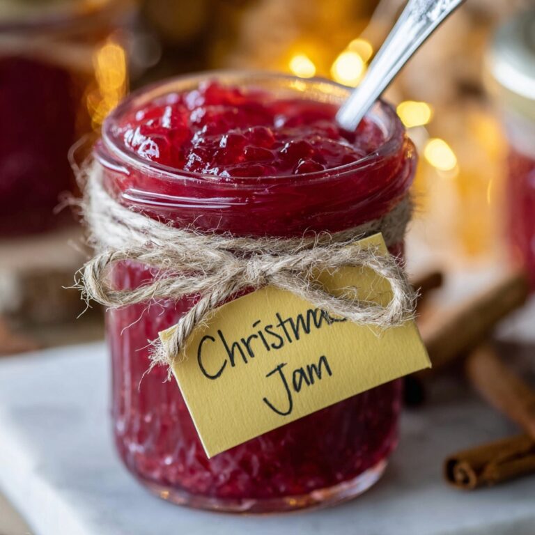 Christmas Strawberry Cranberry Jam Recipe