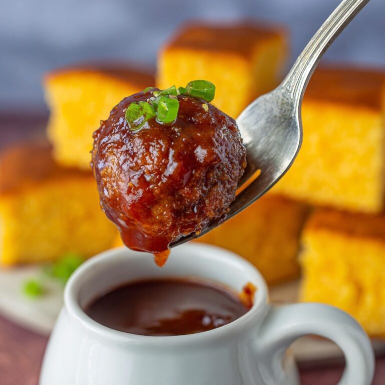 BBQ Glazed Meatballs Recipe