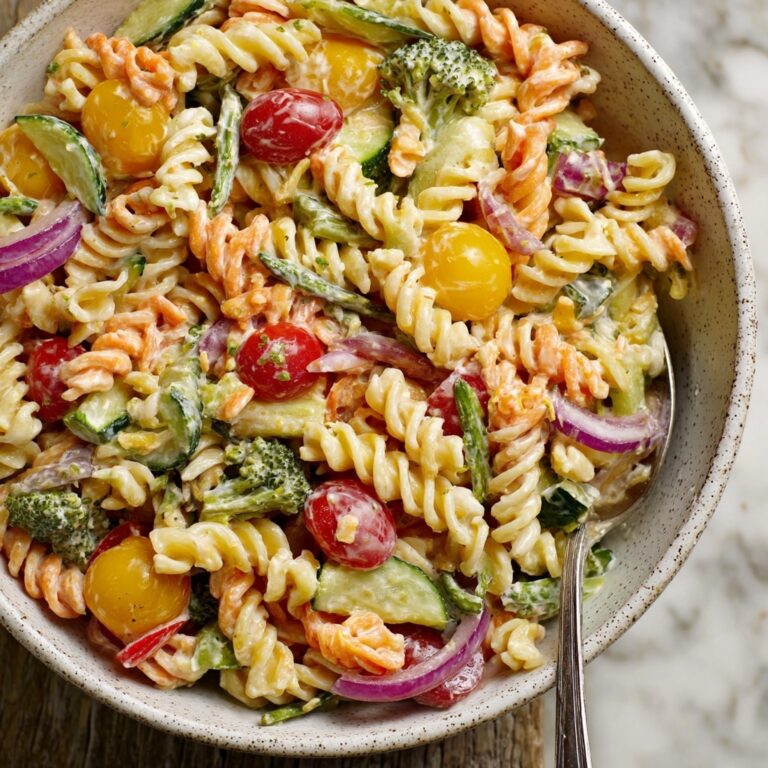 The BEST Creamy Pasta Salad Recipe